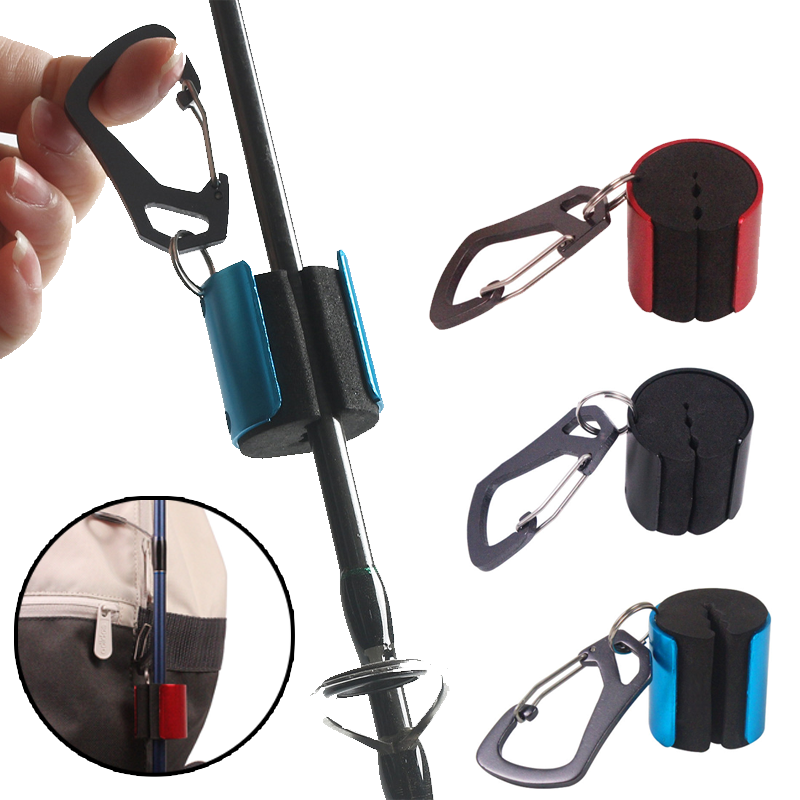 Fishing Belt - Fishing Rod Holder Clip Metal Housing