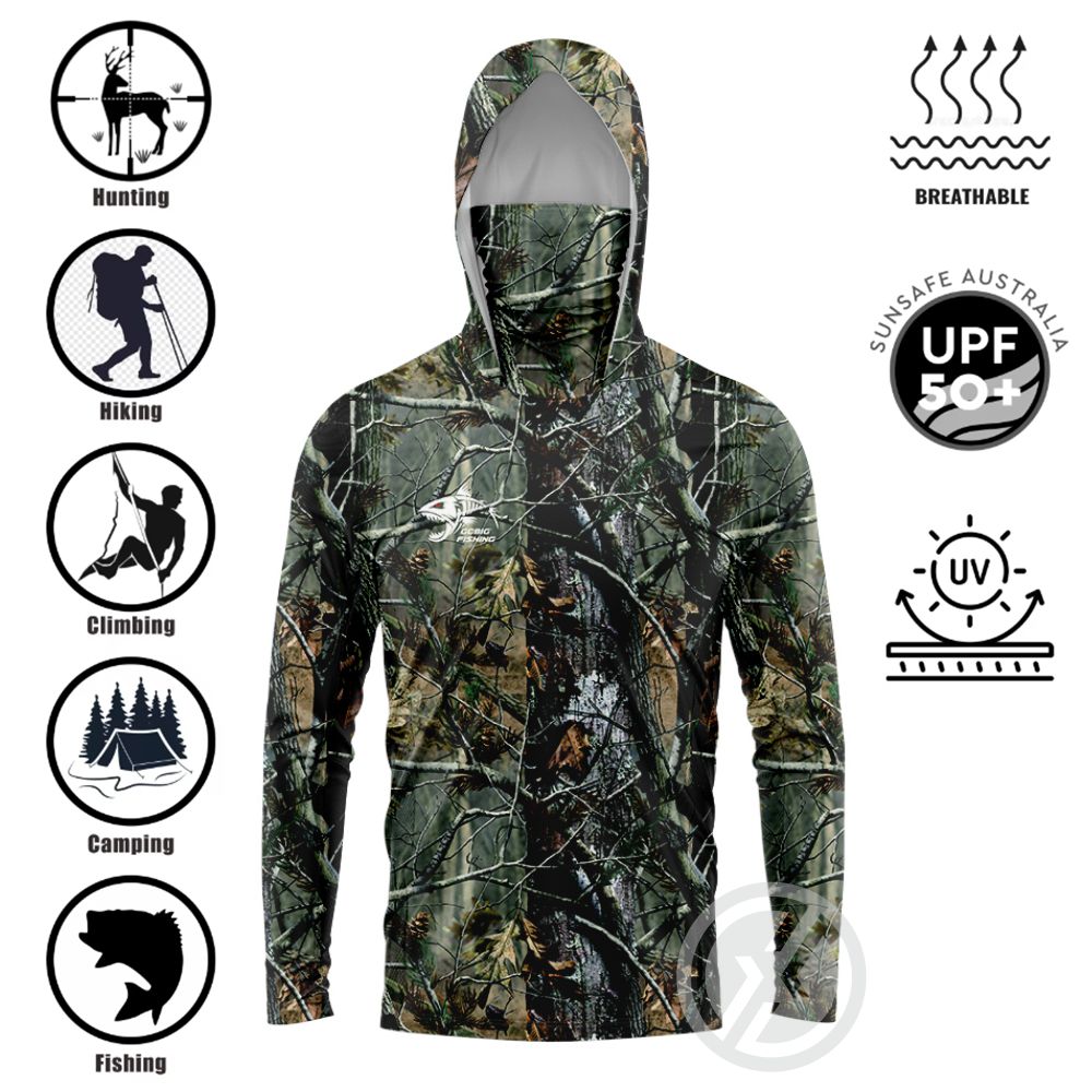 UPF50+ Hooded Fishing Shirt Bu - Fishing Hoodie recension och pris