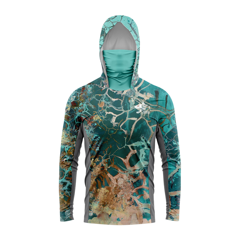 UPF50+ Hooded Fishing Shirt Bu - Fishing Hoodie recension och pris