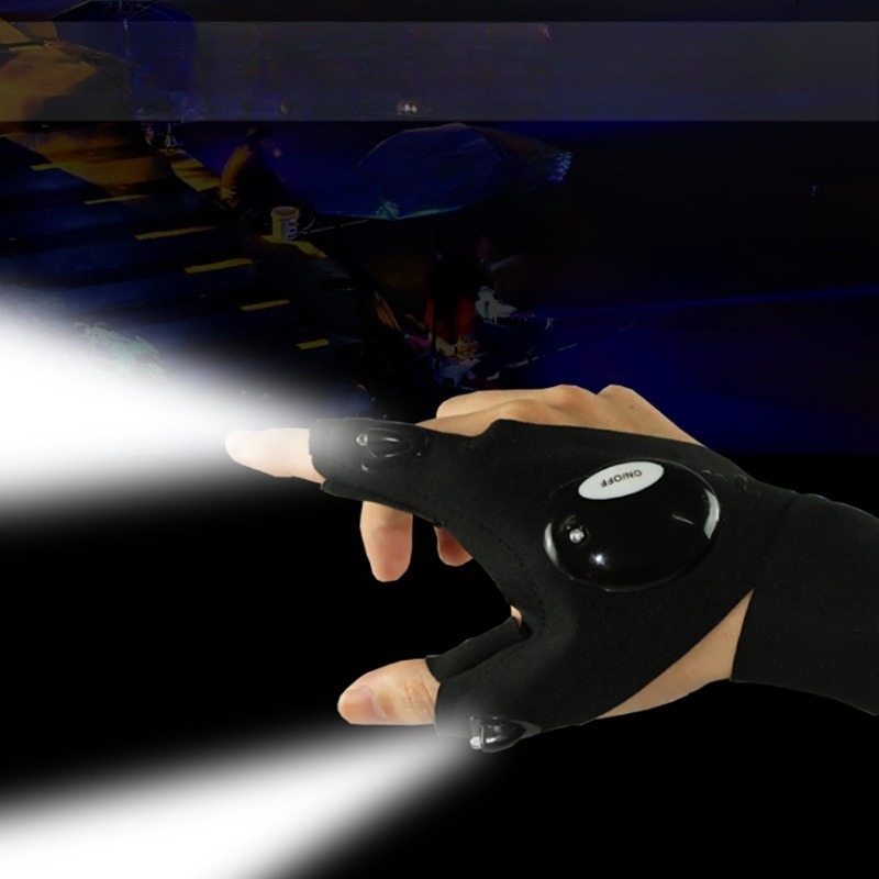 LED Flashlight Luminous Fishin - Fishing Gloves recension och pris