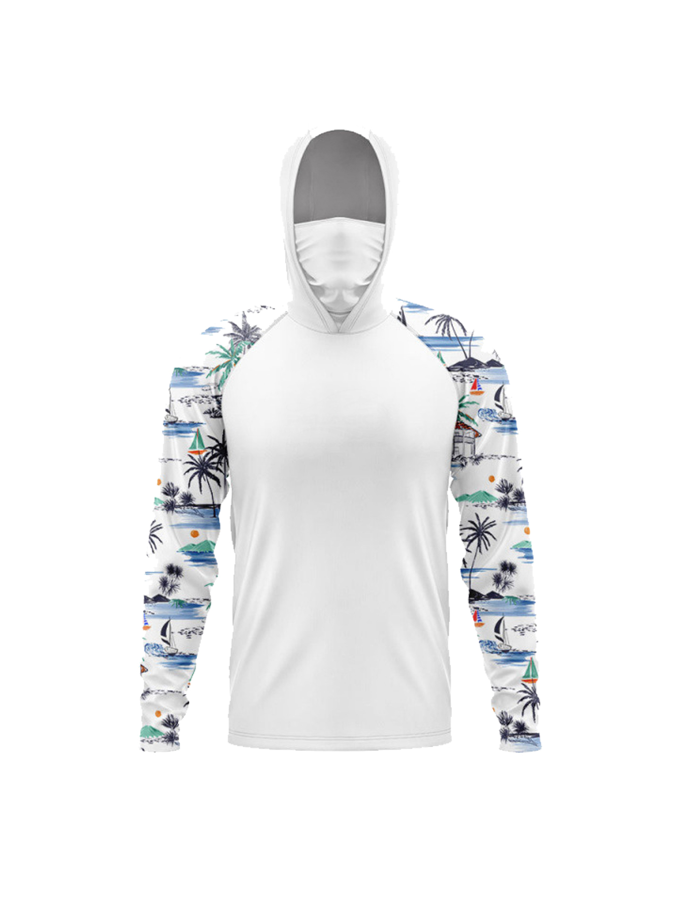 UPF50+ Sun‑Protective Men Fish - Fishing Hoodie recension och pris
